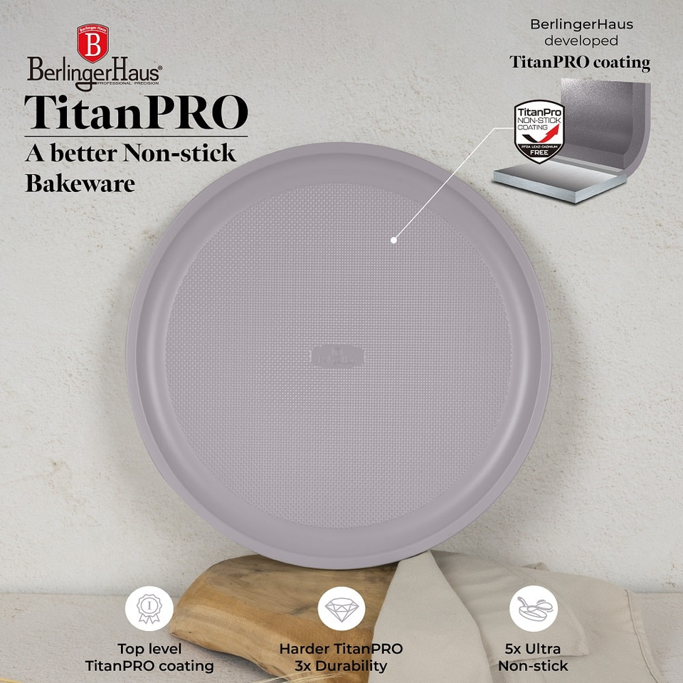 Pizza pan, 36 cm Berlinger Haus BH7925 Taupe