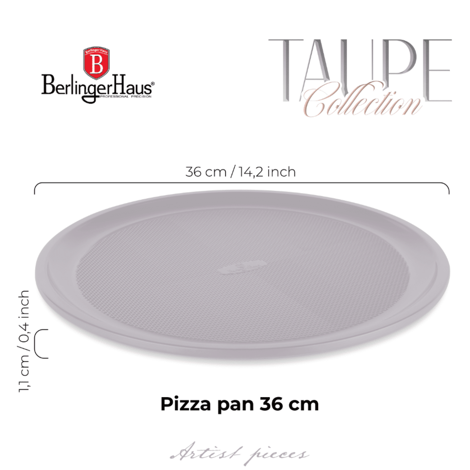 Pizza pan, 36 cm Berlinger Haus BH7925 Taupe