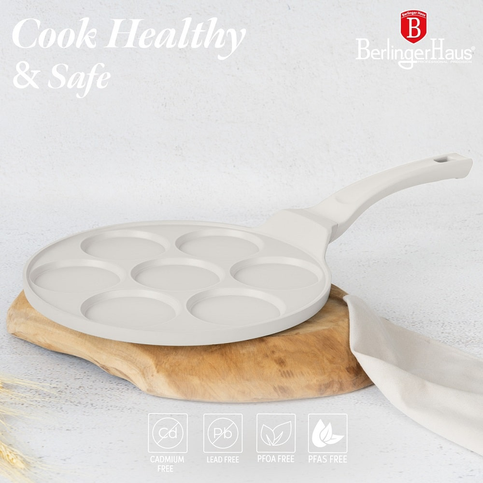7 holes blank pancake pan,26 cm Berlinger Haus BH7794 Sahara
