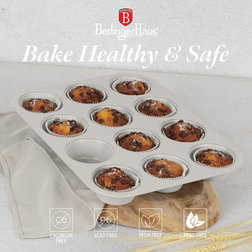 12 cups muffin pan Berlinger Haus BH7948 Sahara
