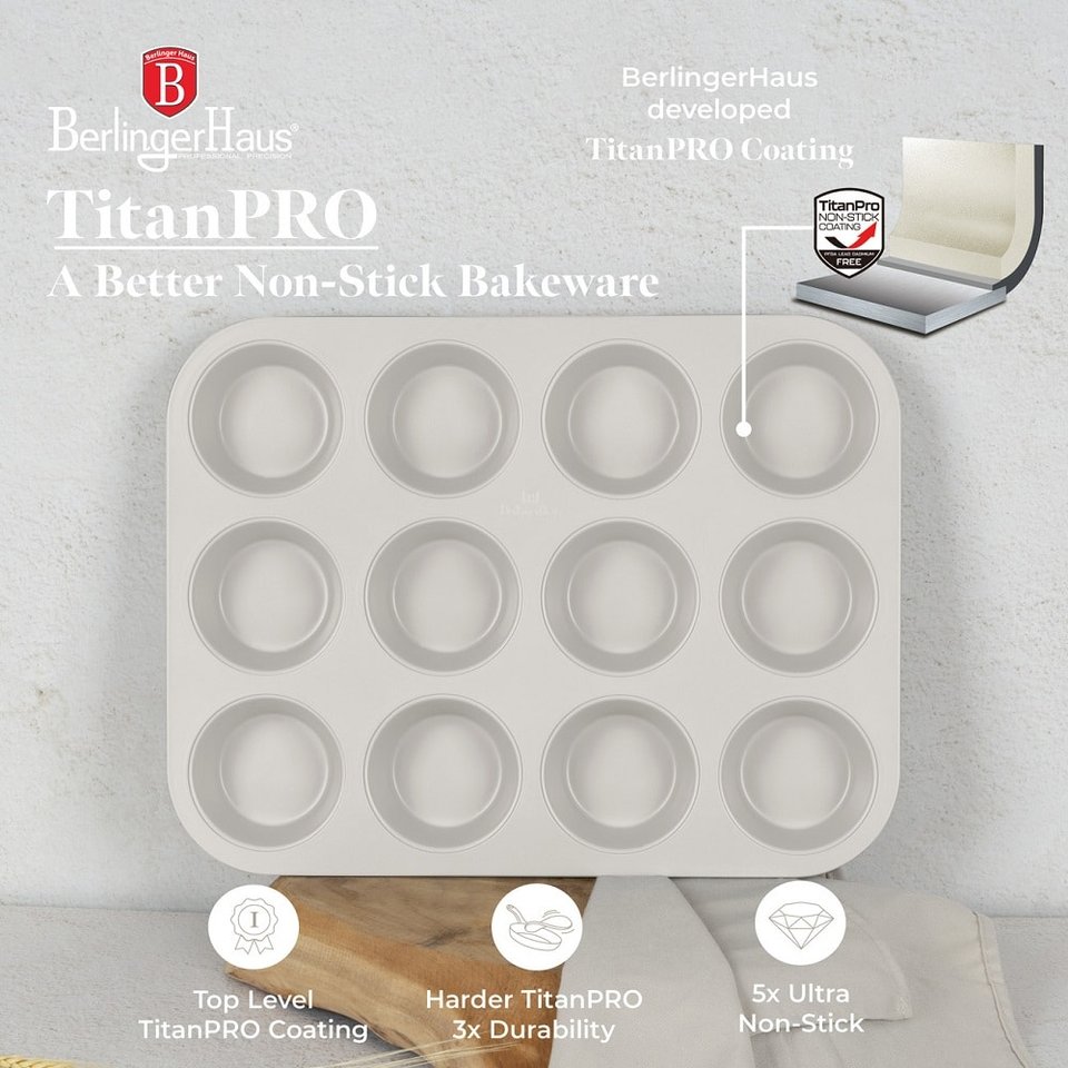 12 cups muffin pan Berlinger Haus BH7948 Sahara