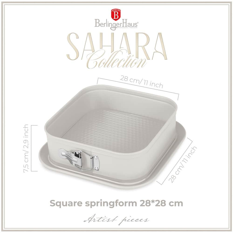 Square springform, 28*28 cm Sahara