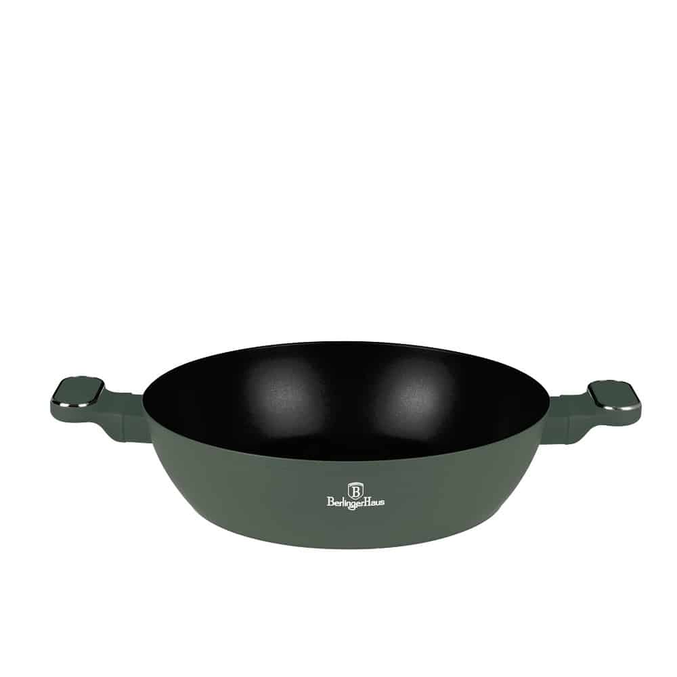 Shallow pot with lid, 30 cm Berlinger Haus BH8199 Green