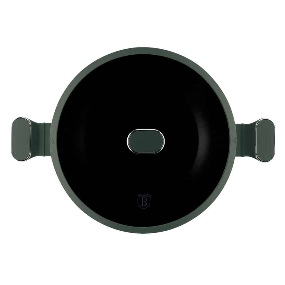 Wok with lid, 30 cm Berlinger Haus BH8160 Matte Green