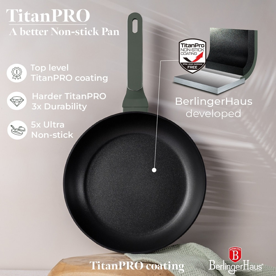 Frypan, 28 cm Berlinger Haus BH8152 Matte Green