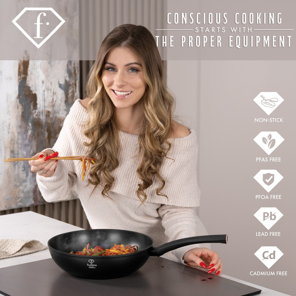 Wok 28 cm 3.2L Fashion by Berlinger Haus FTV0031