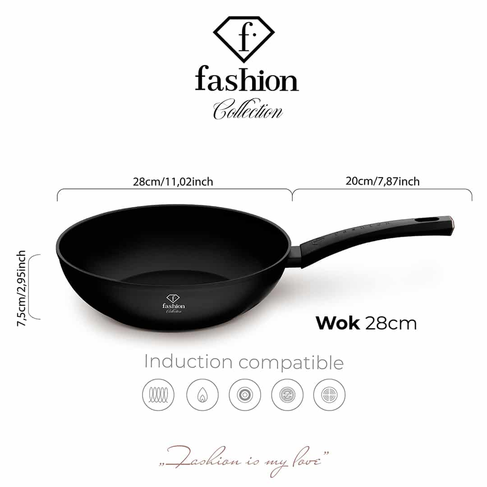 Wok 28 cm 3.2L Fashion by Berlinger Haus FTV0031