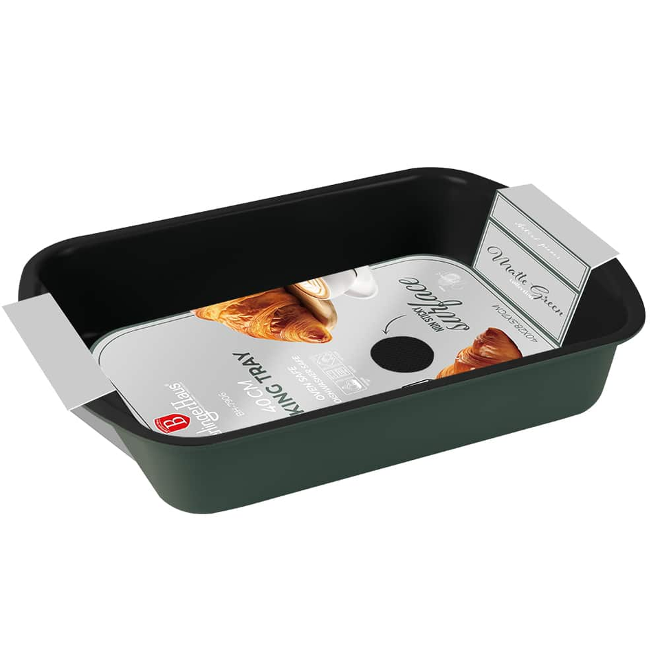 Oblong roaster, 40*28,5 cm Berlinger Haus 7906 Matte Green
