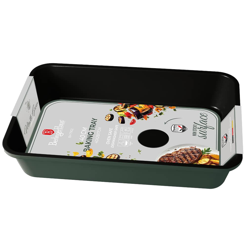 Oblong roaster, 40*28 cm Berlinger Haus BH7902 Matte Green