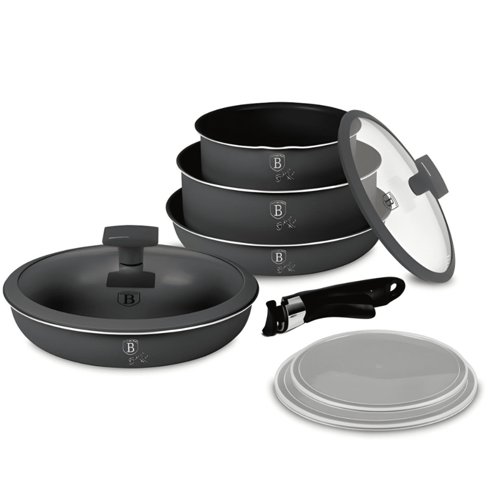 9 pcs cookware set Berlinger Haus BH8256 Anthracite