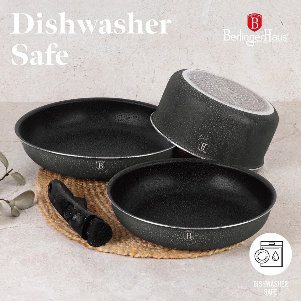9 pcs cookware set Berlinger Haus BH8256 Anthracite