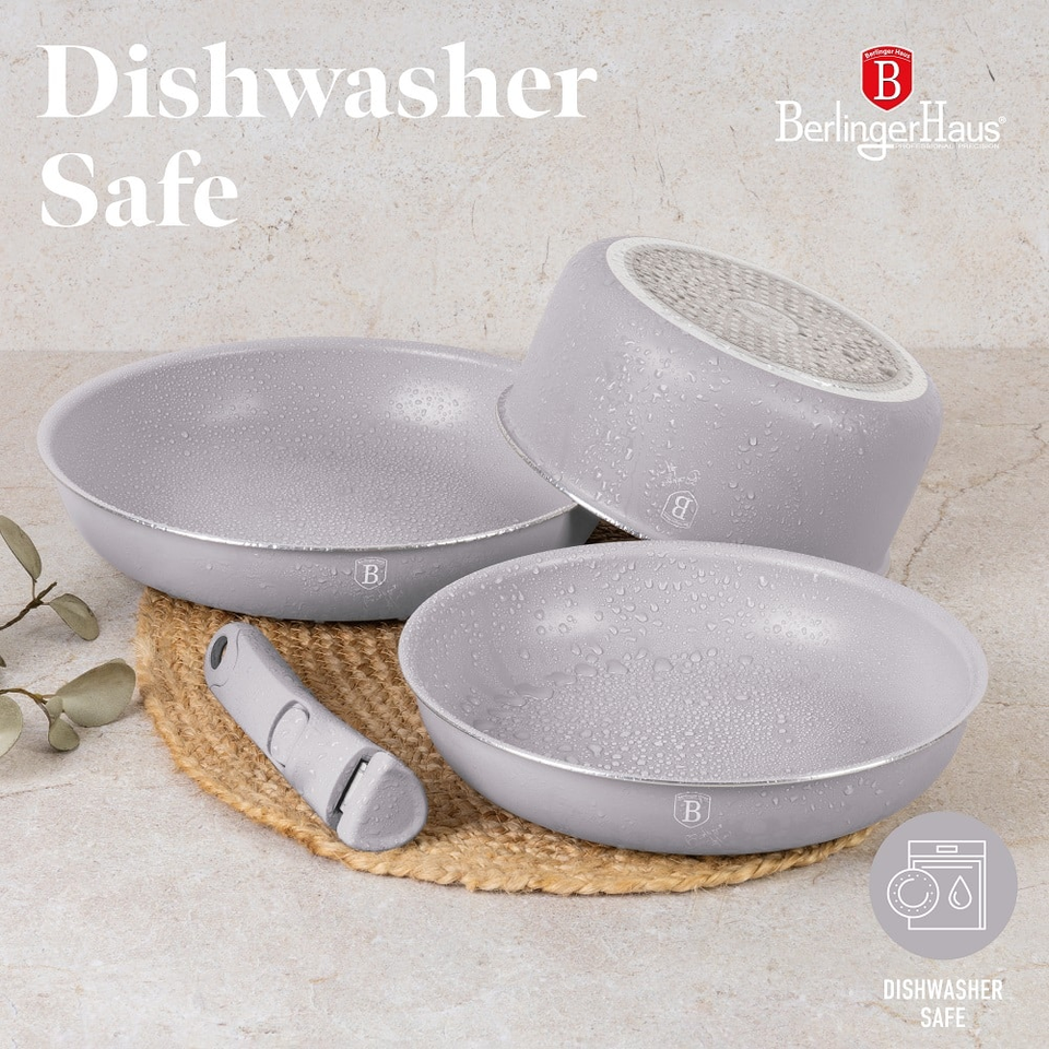 9 pcs cookware set Berlinger Haus BH8255 Taupe