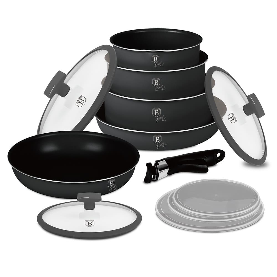 12 pcs cookware set Berlinger Haus BH8252 Anthracite