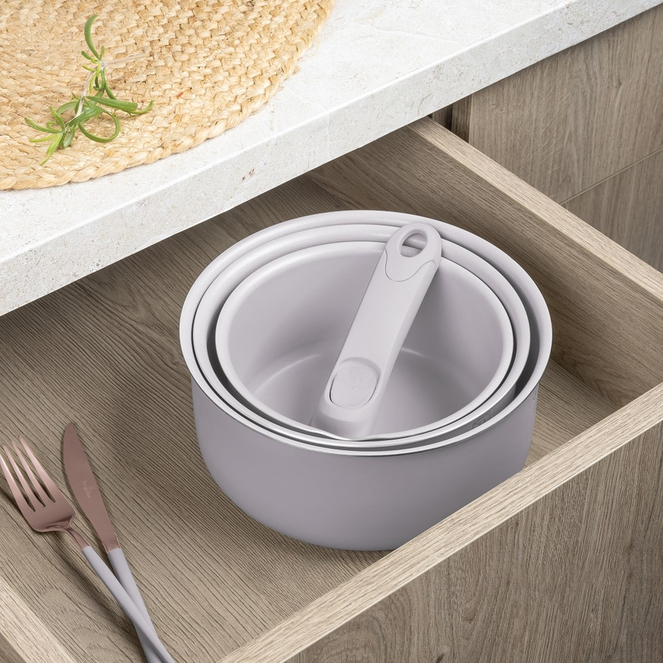 12 pcs cookware set Berlinger Haus BH8251 Taupe