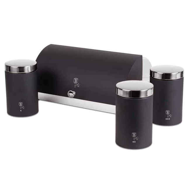 Bread box with 3 pcs canister set Berlinger Haus BH6733