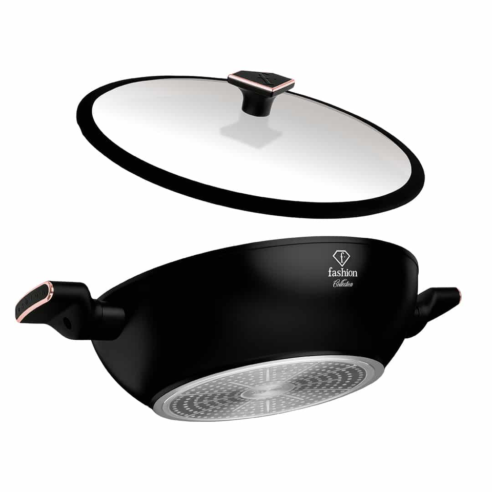 Wok with Lid 30 cm Fashion by Berlinger Haus FTV0032