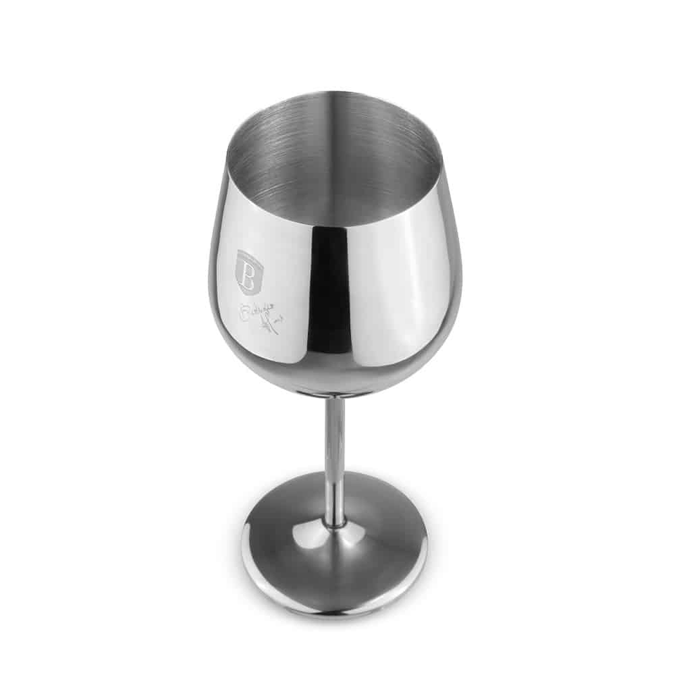 2 pcs metal wine glass set Berlinger Haus BH8661