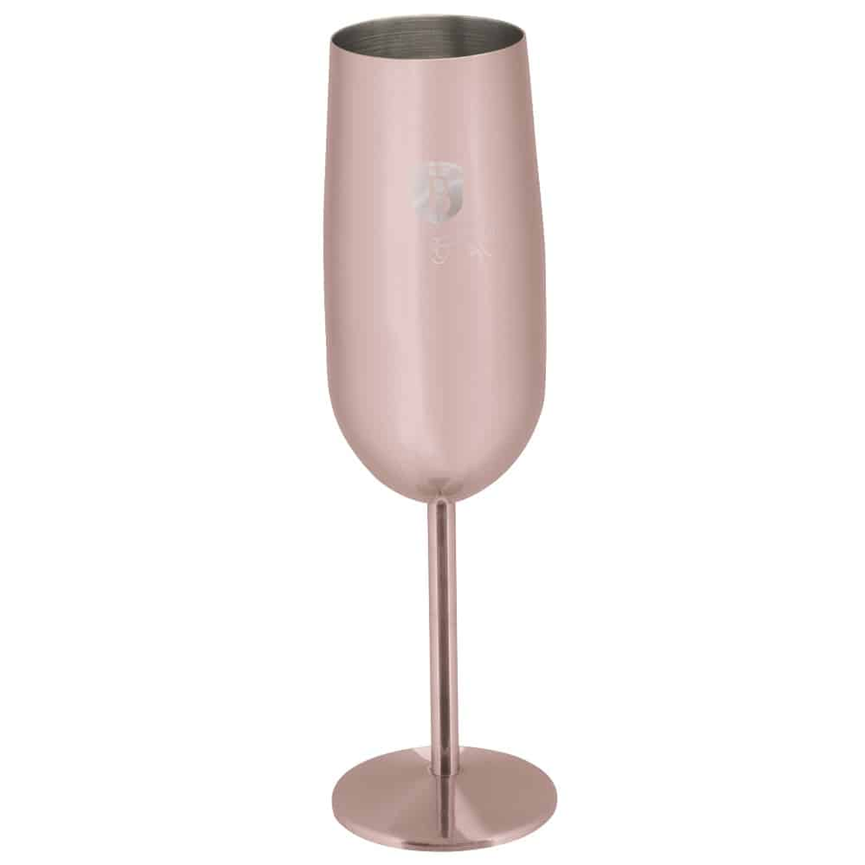2 pcs metal champagne glass set Berlinger Haus BH8662