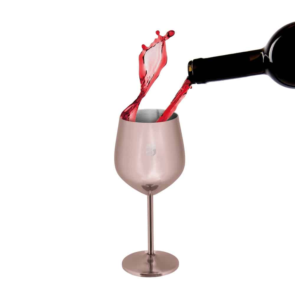 2 pcs metal wine glass set Berlinger Haus BH8658