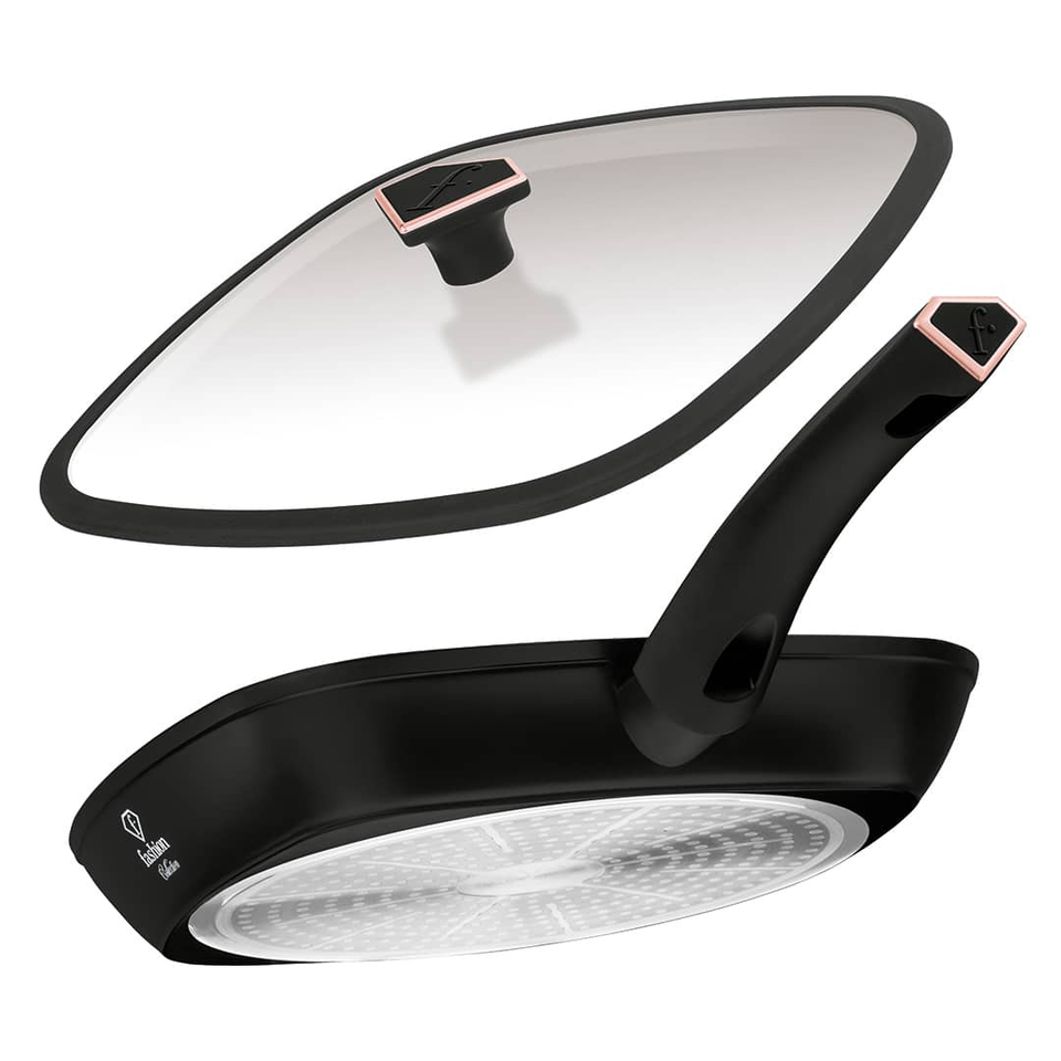 Grill Pan with Lid 28 cm Fashion by Berlinger Haus FTV0034