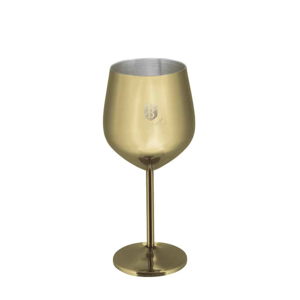 2 pcs metal wine glass set Berlinger Haus BH8659