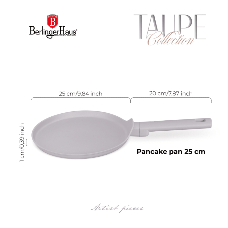 Pancake pan, 25 cm Berlinger Haus BH8085 Taupe