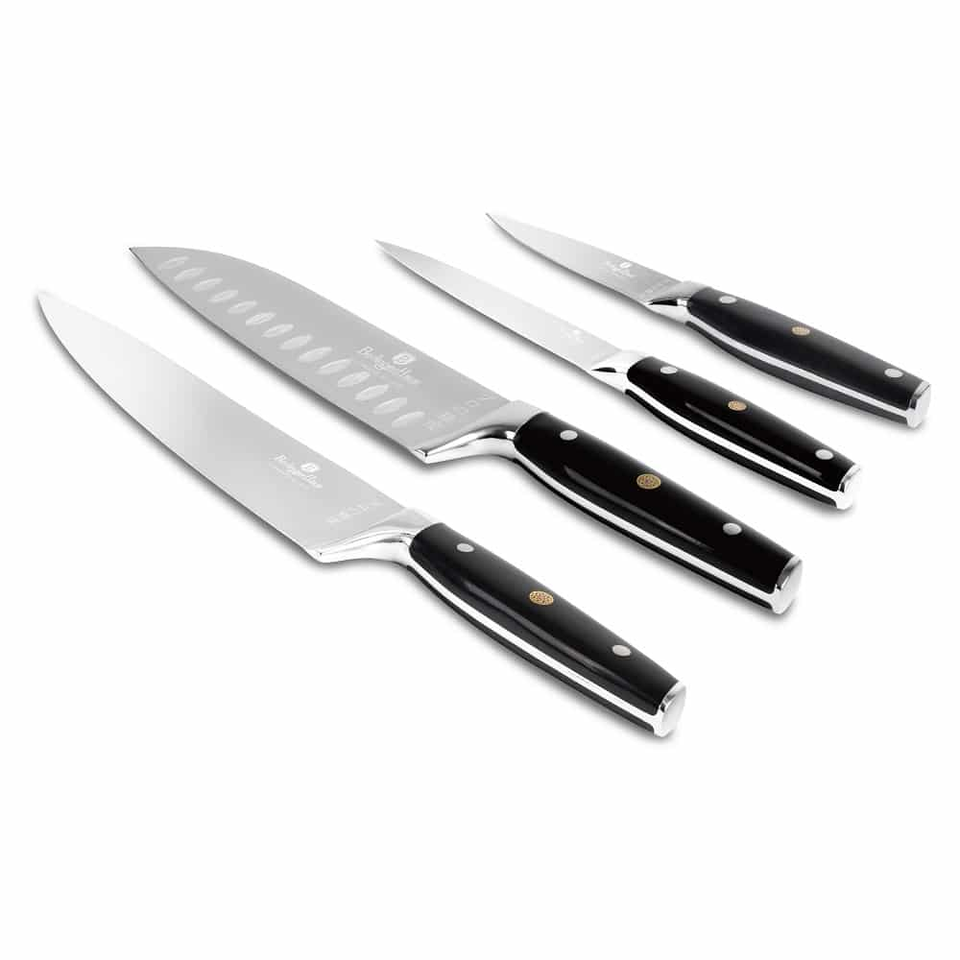4 pcs knife set Berlinger Haus BH3135 Matte Black