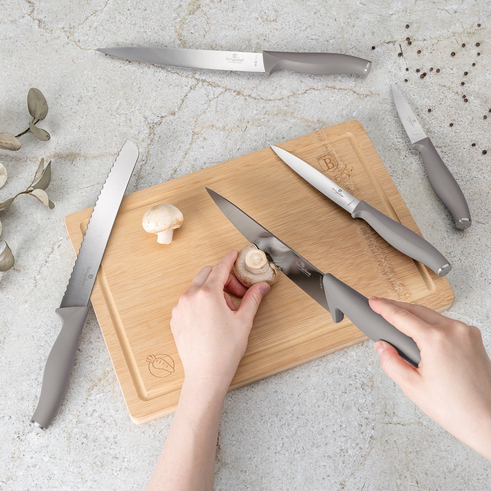6 pcs knife set Berlinger Haus BH2967 Taupe