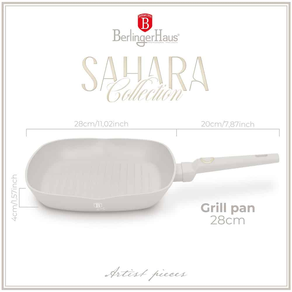 Grill pan, 28 cm Berlinger Haus BH8066 Sahara
