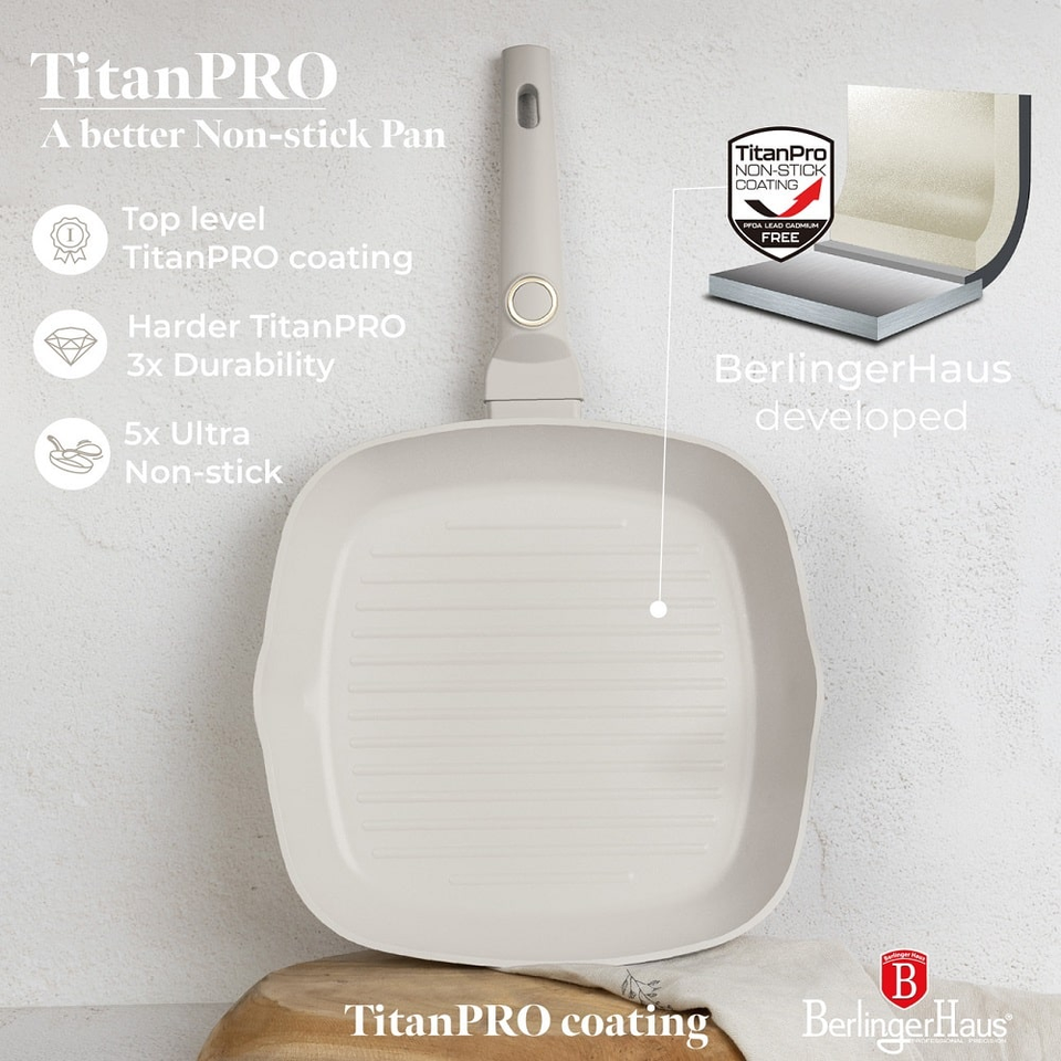 Grill pan, 28 cm Berlinger Haus BH8066 Sahara