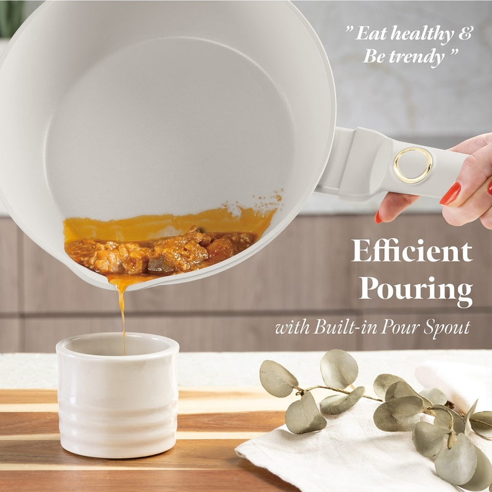Deep frypan with 2 mouth, 24 cm Berlinger Haus BH8060 Sahara