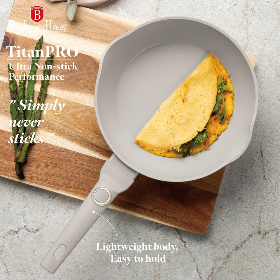Deep frypan with 2 mouth, 24 cm Berlinger Haus BH8060 Sahara