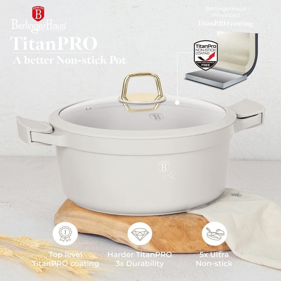 Casserole with lid, 28 cm Berlinger Haus BH7788 Sahara