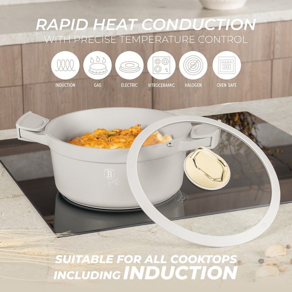 Casserole with lid, 24 cm Berlinger Haus BH7787 Sahara
