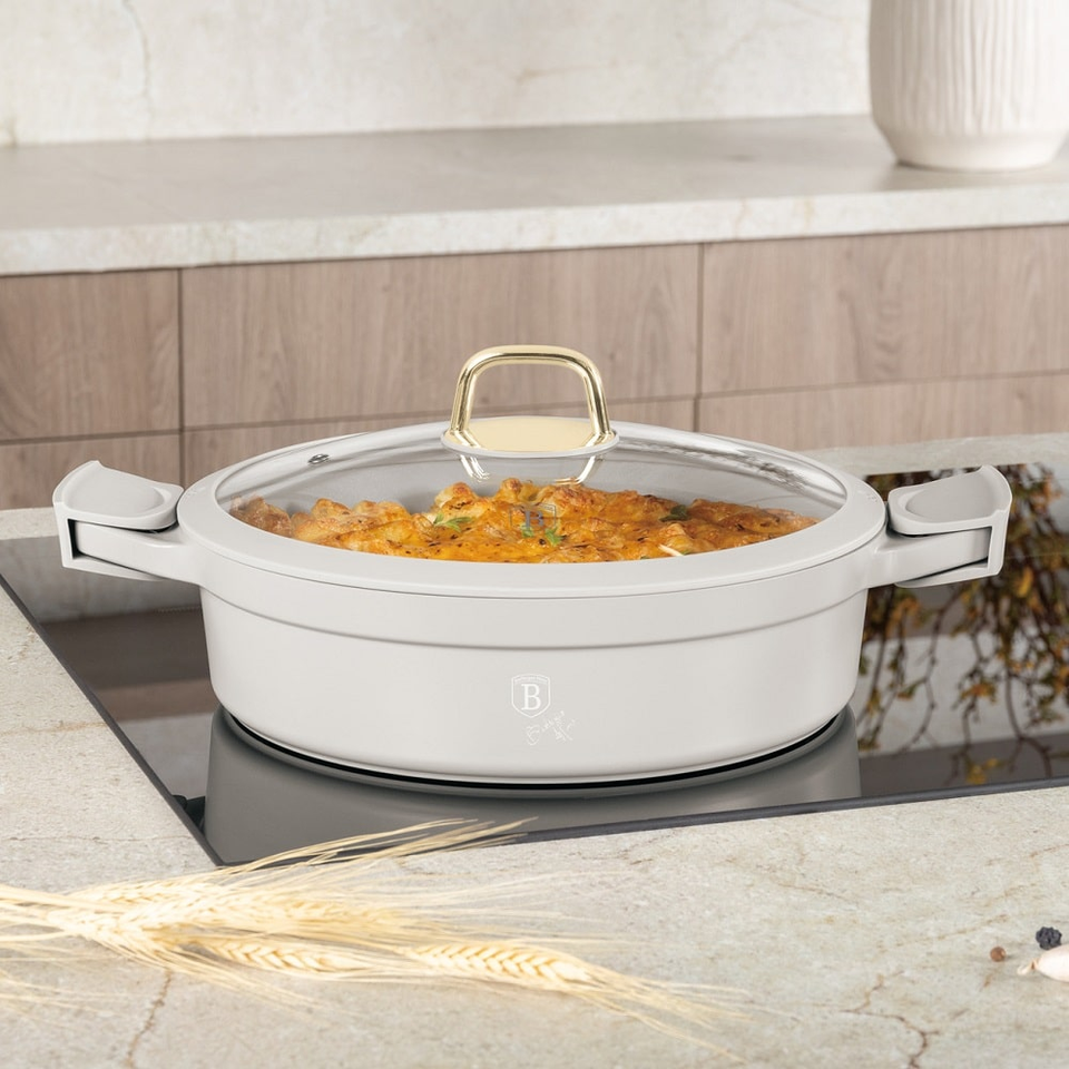 Shallow pot with lid, 28 cm Berlinger Haus BH7785 Sahara