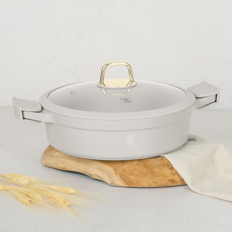 Shallow pot with lid, 28 cm Berlinger Haus BH7785 Sahara