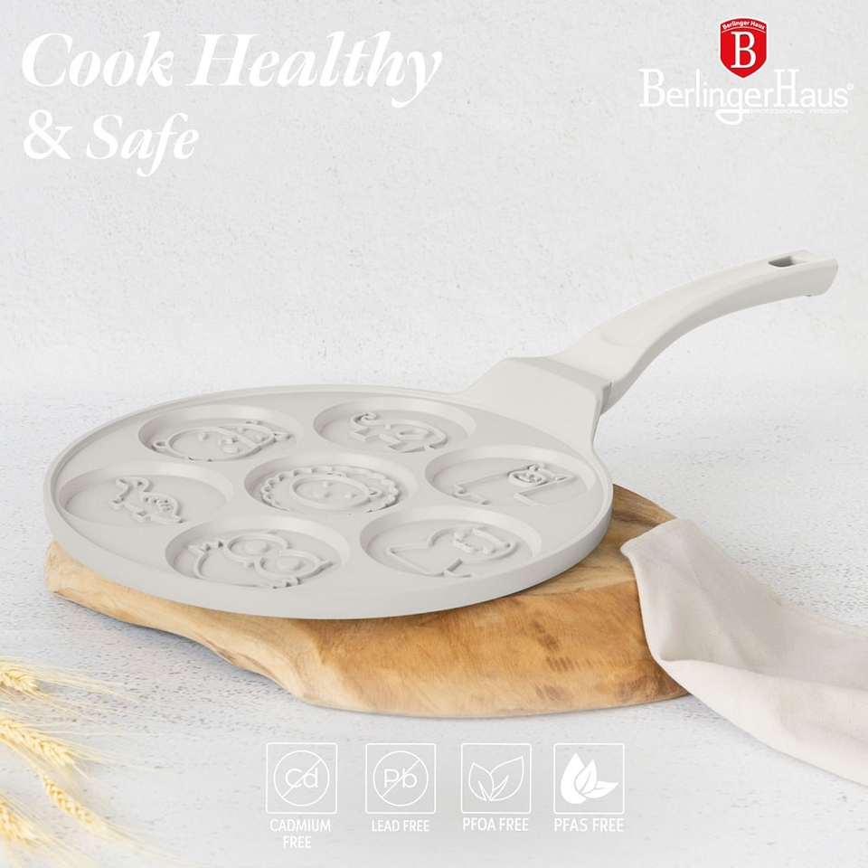 7holes animal pancake pan,26 cm Berlinger Haus BH7800 Sahara