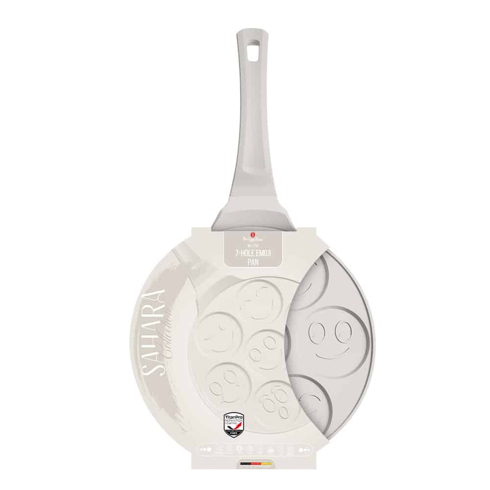 7 holes emoji pancake pan,26 cm Berlinger Haus BH7792 Sahara