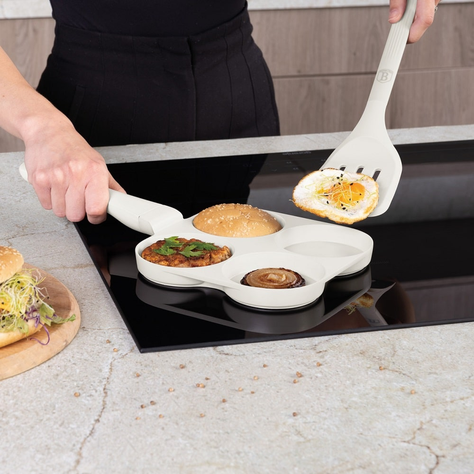 4 holes blank hamburger pan,20 cm Berlinger Haus BH7798