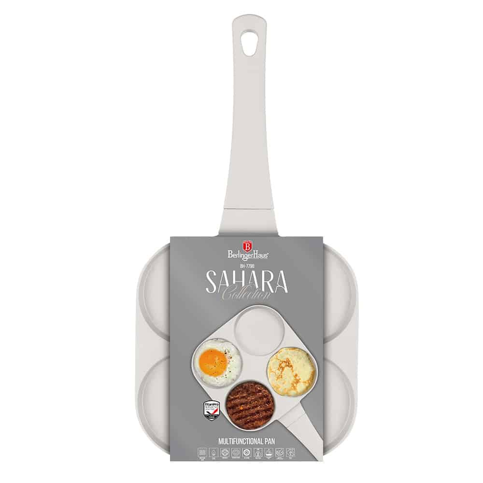 4 holes blank hamburger pan,20 cm Berlinger Haus BH7798