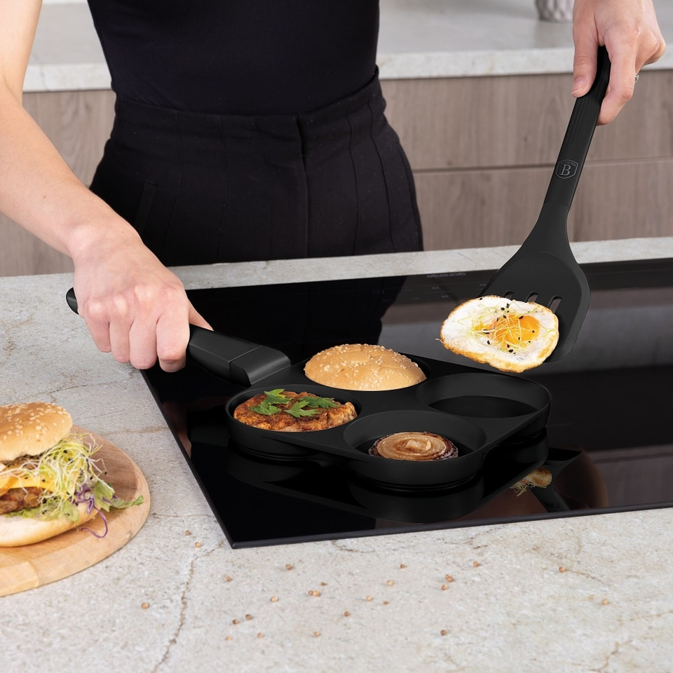 4 holes blank hamburger pan, 20 cm Berlinger Haus BH7797
