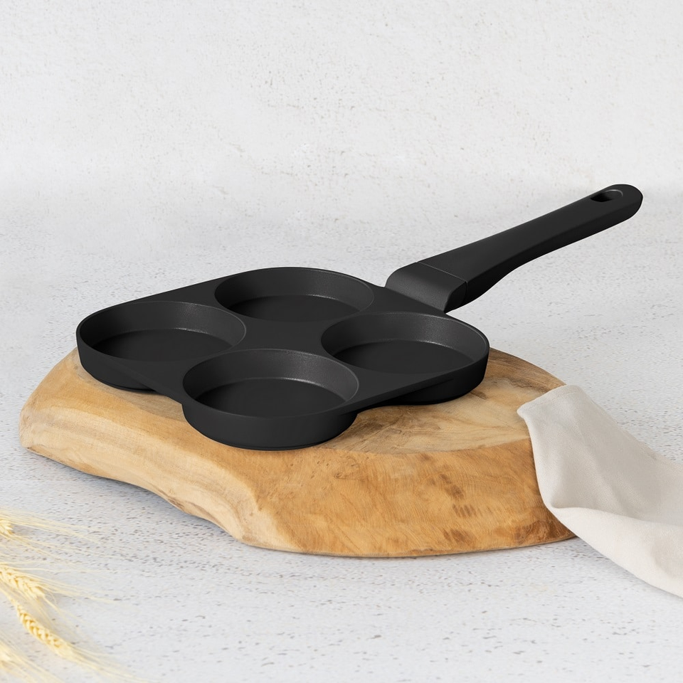 4 holes blank hamburger pan, 20 cm Berlinger Haus BH7797