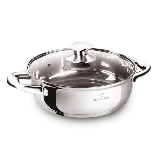 Shallow pot with lid, 22 cm Blaumann BL3865