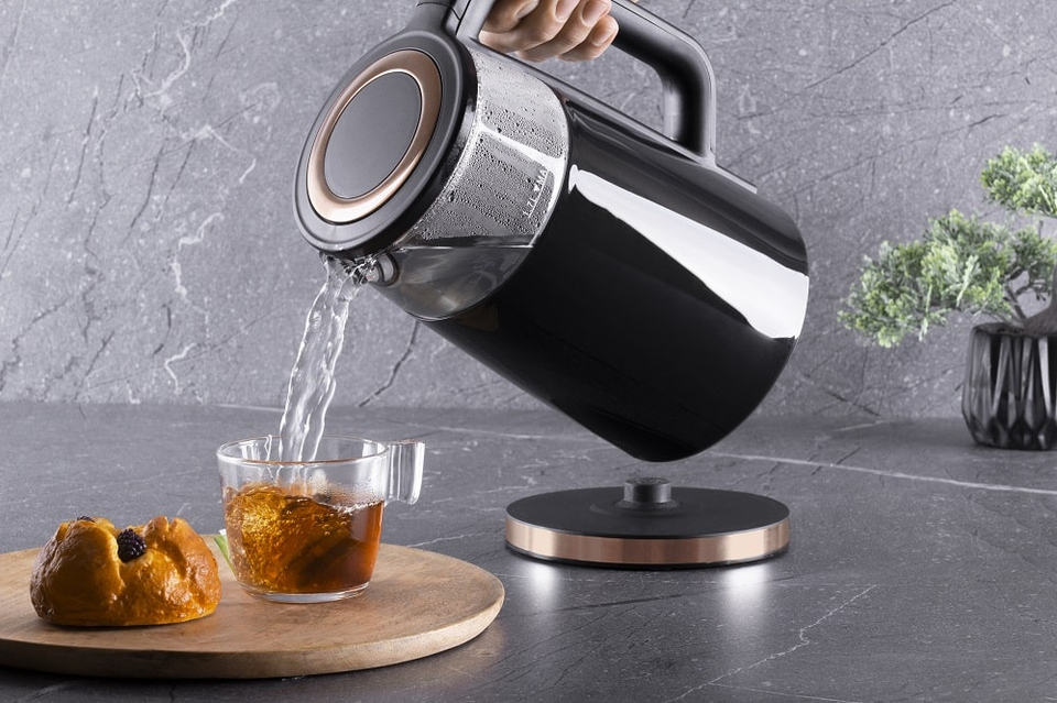 Digital electric kettle Berlinger Haus BH9477 Black Rose
