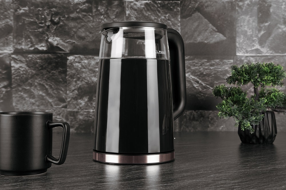 Digital electric kettle Berlinger Haus BH9477 Black Rose