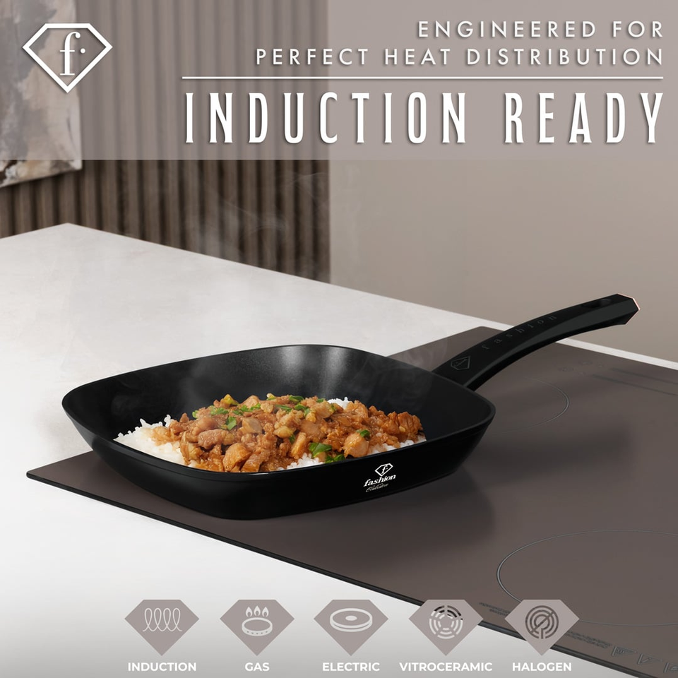 4-Piece Frypan Set Fashion by Berlinger Haus FTV0045