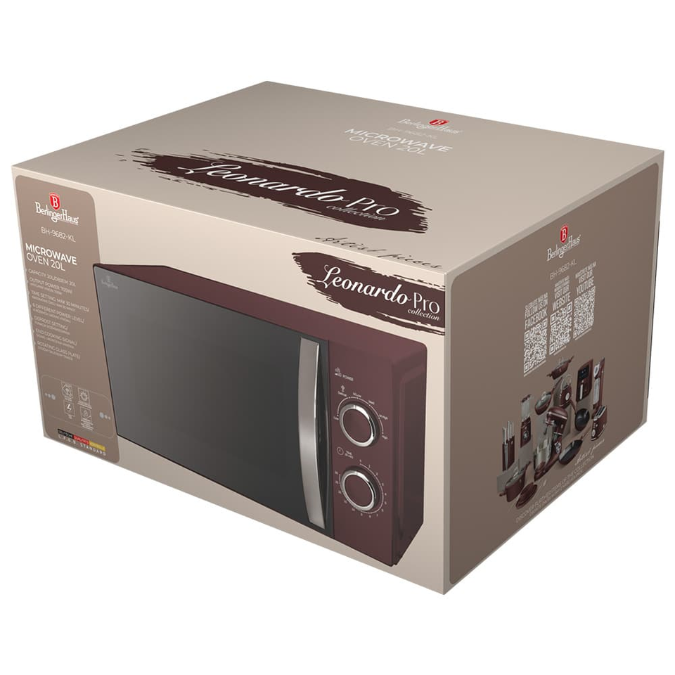 Mechanical microwave oven, 20 L Berlinger Haus BH9682-KL