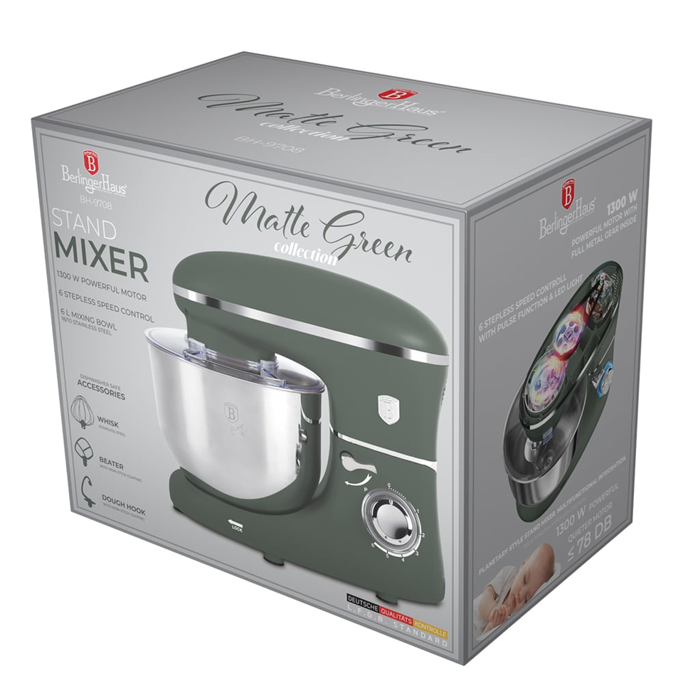 Stand Mixer Berlinger Haus BH9708 Matte Green
