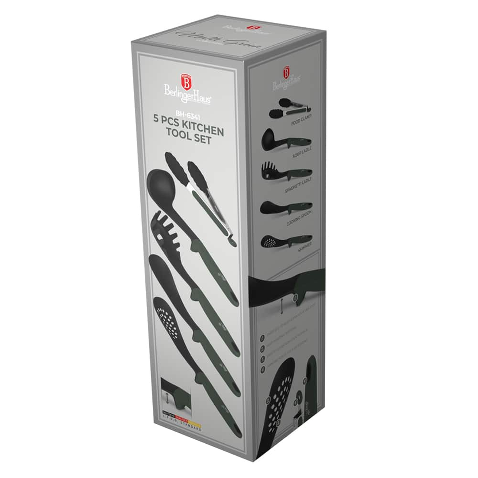 Berlinger Haus 5-Piece Kitchen Tool Set BH6341 Matte Green