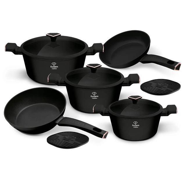 10-Piece Cookware Set Fashion by Berlinger Haus FTV0046
